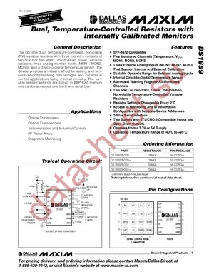 DS1859E-050/T&R datasheet  